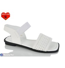 Босоніжки жіночі на літо (8 пар р.36-41) білий  "Jiao Li Mei"