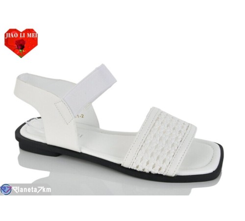 Босоніжки жіночі на літо (8 пар р.36-41) білий  "Jiao Li Mei"