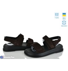 Босоніжки жіночі на літо (6 пар р.36-40) коричневий  "Linda"