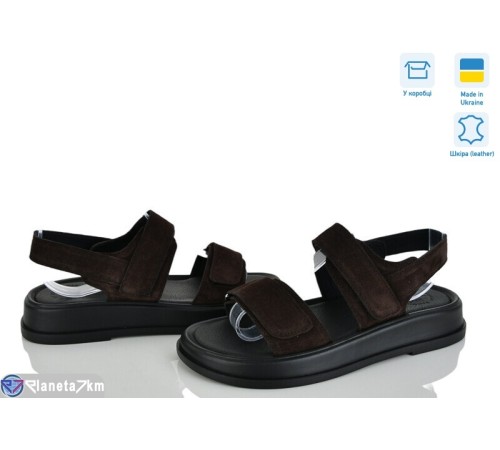 Босоніжки жіночі на літо (6 пар р.36-40) коричневий  "Linda"