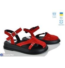 Босоніжки жіночі на літо (6 пар р.36-40) червоний  "Linda"