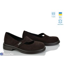 Туфлі жіночі на весну/осінь (6 пар р.36-40) коричневий  "Linda"