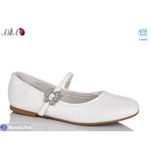 Балетки жіночі на весну/осінь (8 пар р.36-41) білий  "Aba"