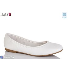 Балетки жіночі на весну/осінь (8 пар р.36-41) білий  "Aba"