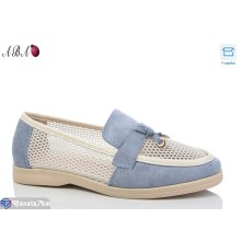 Туфлі жіночі на літо (8 пар р.36-41) блакитний  "Aba"