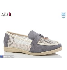 Туфлі жіночі на літо (8 пар р.36-41) сірий  "Aba"