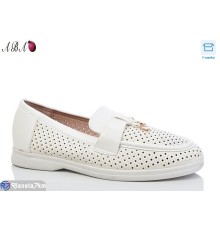 Туфлі жіночі на літо (8 пар р.36-41) білий  "Aba"