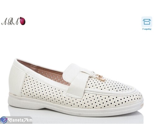 Туфлі жіночі на літо (8 пар р.36-41) білий  "Aba"