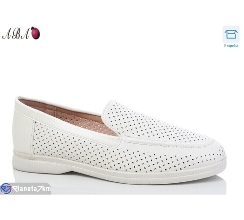 Туфлі жіночі на літо (8 пар р.36-41) білий  "Aba"