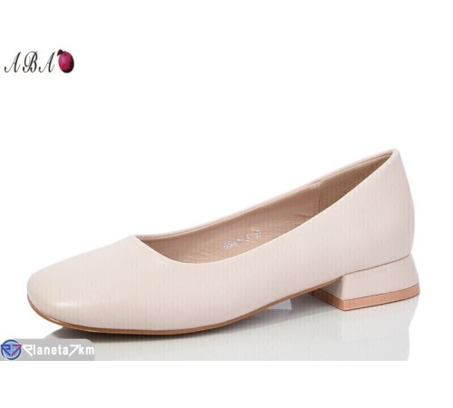 Туфлі жіночі на весну/осінь (8 пар р.36-41) бежевий  "Aba"