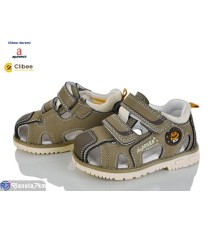 Сандалі дитячі на літо (6 пар р.19-24) зелений  "BELIES-D"