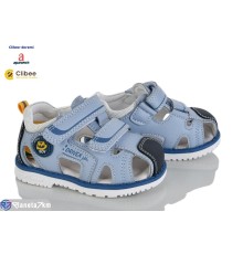 Сандалі дитячі на літо (6 пар р.19-24) блакитний  "BELIES-D"