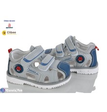 Сандалі дитячі на літо (6 пар р.19-24) сірий  "BELIES-D"