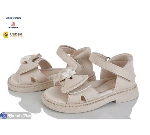 Дитячі босоніжки на літо (6 пар р.22-27) бежевий  "BELIES-D"