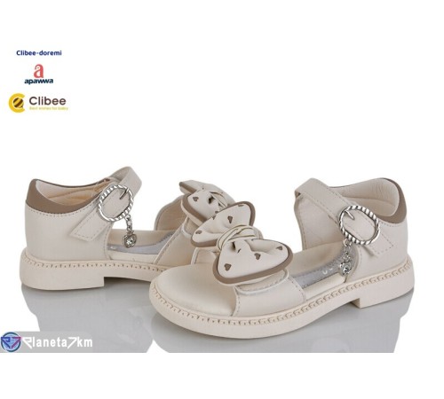 Дитячі босоніжки на літо (6 пар р.26-31) бежевий  "BELIES-D"