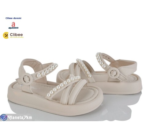 Дитячі босоніжки на літо (6 пар р.27-31) бежевий  "BELIES-D"