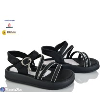 Дитячі босоніжки на літо (6 пар р.31-36) чорний  "BELIES-D"