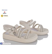 Дитячі босоніжки на літо (6 пар р.31-36) бежевий  "BELIES-D"