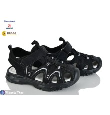 Сандалі дитячі на літо (6 пар р.32-37) чорний  "BELIES-D"