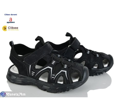 Сандалі дитячі на літо (6 пар р.32-37) чорний  "BELIES-D"
