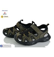 Сандалі дитячі на літо (6 пар р.32-37) зелений  "BELIES-D"