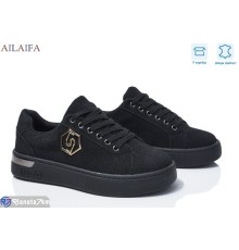 Кросівки жіночі на весну/осінь (8 пар р.36-41) чорний  "Latifa"