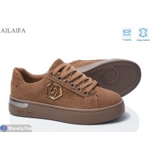 Кросівки жіночі на весну/осінь (8 пар р.36-41) коричневий  "Latifa"