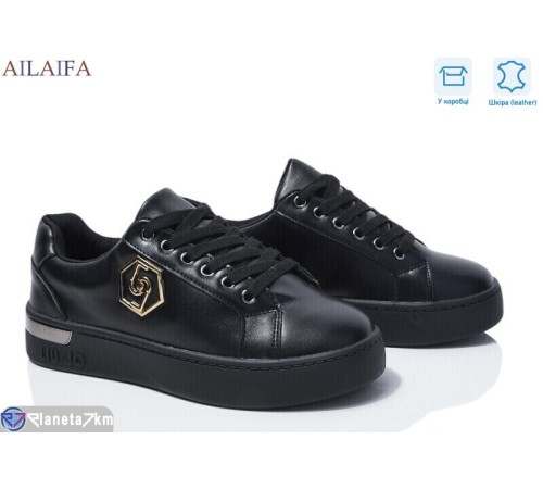 Кросівки жіночі на весну/осінь (8 пар р.36-41) чорний  "Latifa"