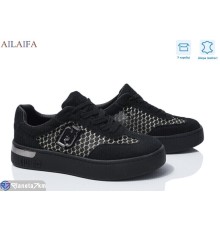 Кросівки жіночі на весну/осінь (8 пар р.36-41) чорний  "Latifa"