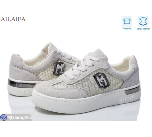 Кросівки жіночі на весну/осінь (8 пар р.36-41) сірий  "Latifa"