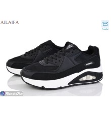 Кросівки жіночі на весну/осінь (8 пар р.36-41) чорний  "Latifa"