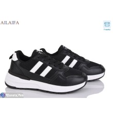 Кросівки жіночі на весну/осінь (8 пар р.36-41) чорний  "Latifa"