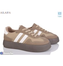 Кросівки жіночі на весну/осінь (8 пар р.36-41) коричневий  "Latifa"