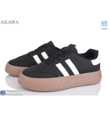 Кросівки жіночі на весну/осінь (8 пар р.36-41) чорний  "Latifa"