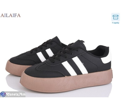 Кросівки жіночі на весну/осінь (8 пар р.36-41) чорний  "Latifa"