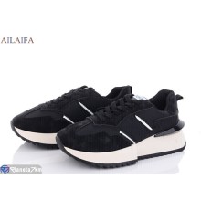 Кросівки жіночі на весну/осінь (8 пар р.36-41) чорний  "Latifa"