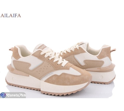 Кросівки жіночі на весну/осінь (8 пар р.36-41) бежевий  "Latifa"