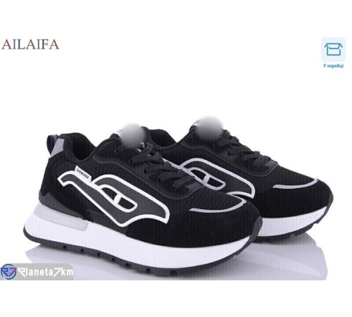 Кросівки жіночі на весну/осінь (8 пар р.36-41) чорний  "Latifa"