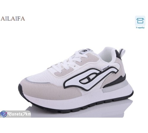 Кросівки жіночі на весну/осінь (8 пар р.36-41) білий  "Latifa"