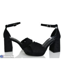 Босоніжки жіночі на літо (6 пар р.36-40) чорний  "LOREDANA"