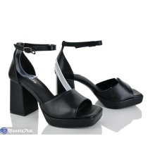 Босоніжки жіночі на літо (6 пар р.36-40) чорний  "LOREDANA"