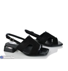 Босоніжки жіночі на літо (6 пар р.36-40) чорний  "LOREDANA"