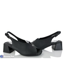 Босоніжки жіночі на літо (6 пар р.36-40) чорний  "LOREDANA"