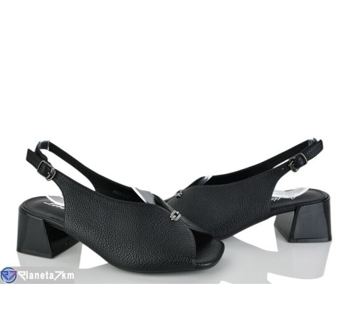 Босоніжки жіночі на літо (6 пар р.36-40) чорний  "LOREDANA"