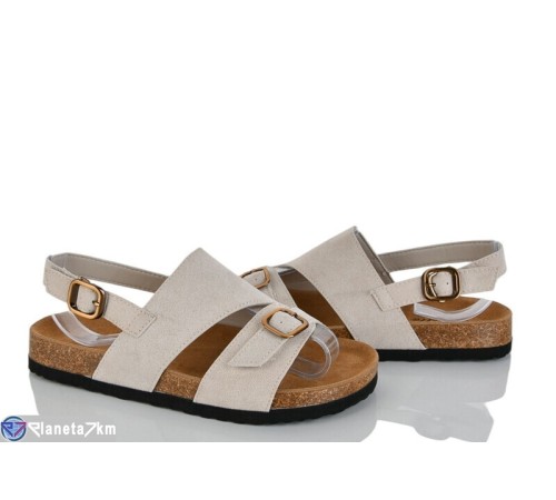Босоніжки жіночі на літо (8 пар р.36-41) бежевий  "LOREDANA"
