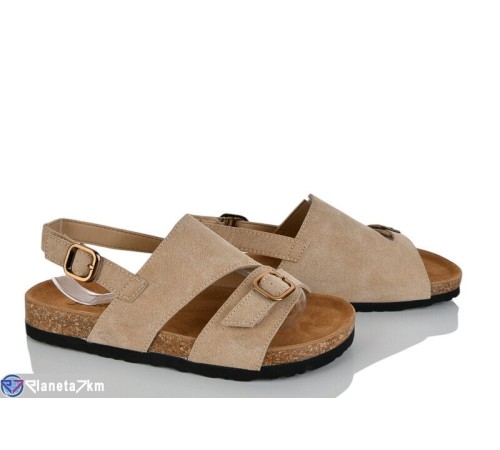 Босоніжки жіночі на літо (8 пар р.36-41) бежевий  "LOREDANA"