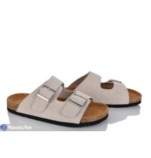 Шлепки жіночі на літо (8 пар р.36-41) бежевий  "LOREDANA"