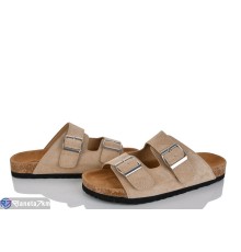 Шлепки жіночі на літо (8 пар р.36-41) бежевий  "LOREDANA"