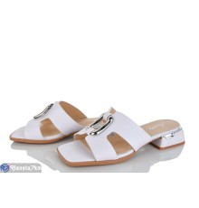 Шлепки жіночі на літо (6 пар р.36-40) білий  "LOREDANA"