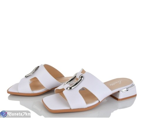Шлепки жіночі на літо (6 пар р.36-40) білий  "LOREDANA"